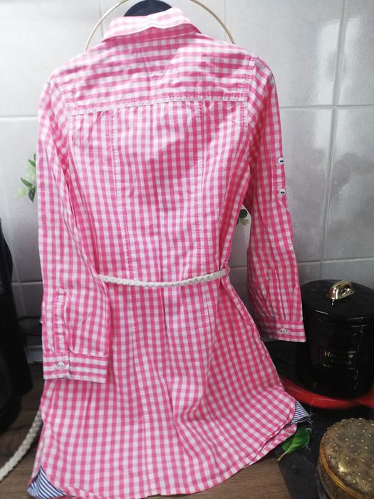 Rochie gen cămașă Tommy Hilfiger pt 7 ani