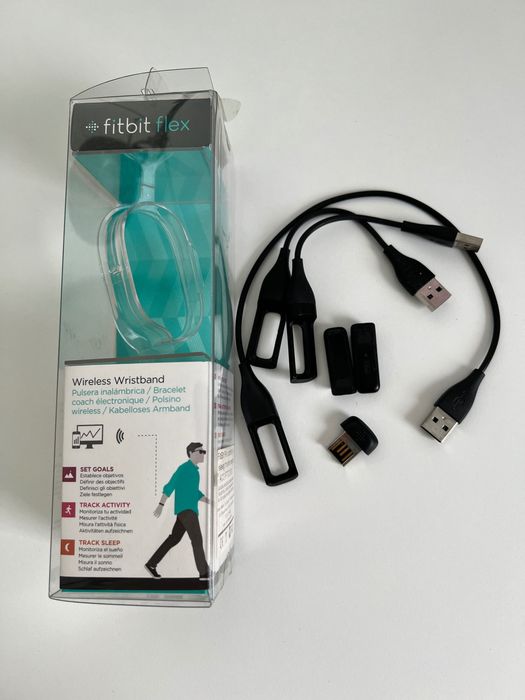 Bratara fitness Fitbit Flex + cablu de încărcare