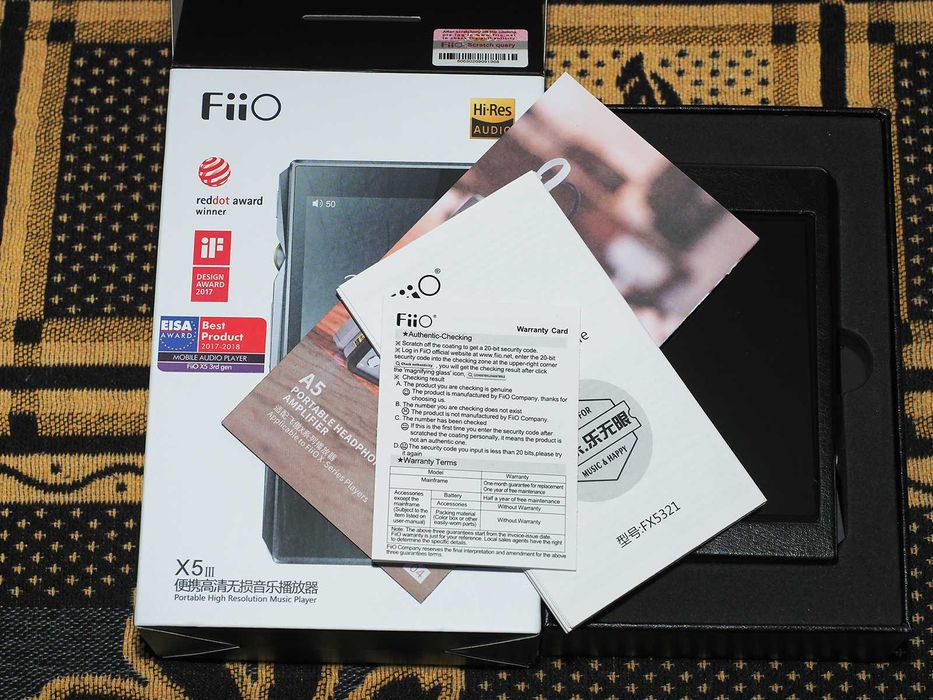 Player FiiO X5 III Hi-Res - Nou