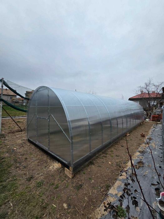 Оранжерия с поликарбонат/ конструкция с профил 40х20 без заварки/ Безплатна доставка
