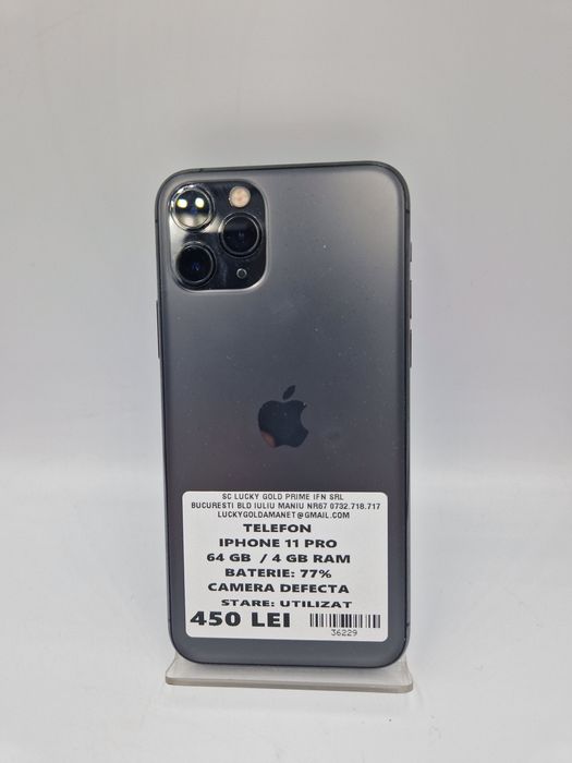 IPHONE 11 PRO 64 GB / 77 %BATERIE Garantie ! #36229