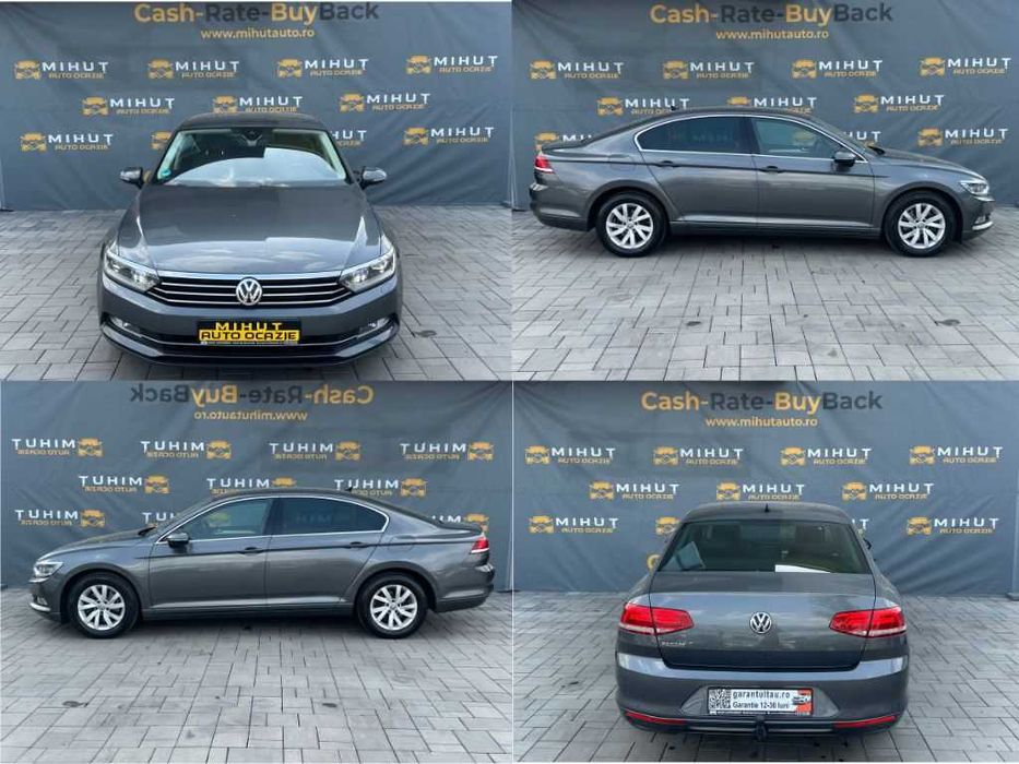 VW Passat B8 2.0 Benzina (150 CP) 2016 Euro 6 | Rate fixe | Garantie