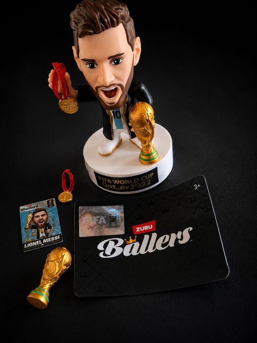 ZURU Ballers FIFA World Cup Qatar 2022 Lionel Messi + accesorii COMPLETE