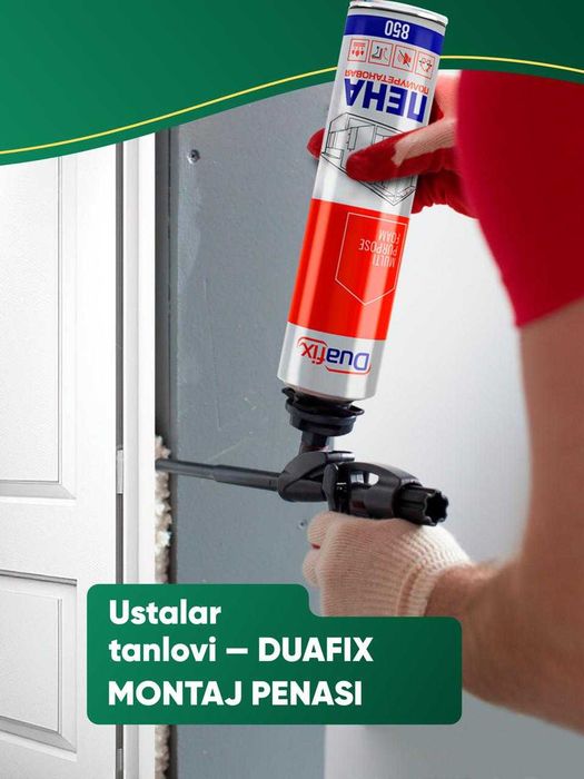 Монтажная пена 0,5 кг DUAFIX – sifatli qurilish materiali