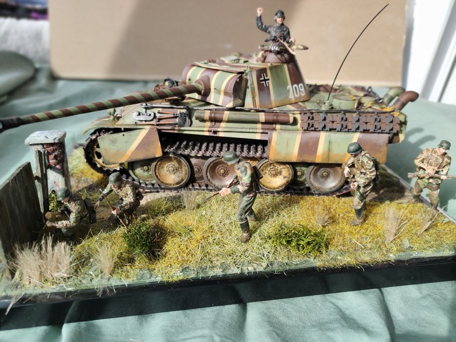 Vand diorama PzKpfw VI Panther scara 1:35