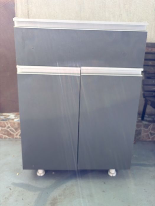 Corp dulap inferior 60x78cm gri mat