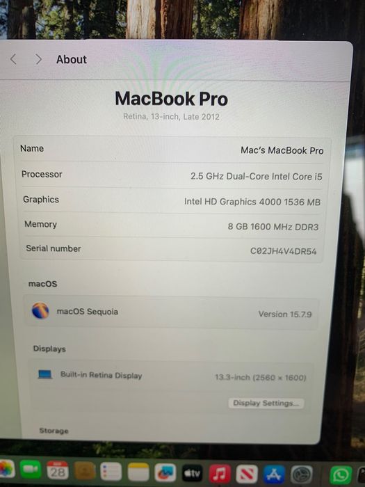 MacBook Pro 13 retina