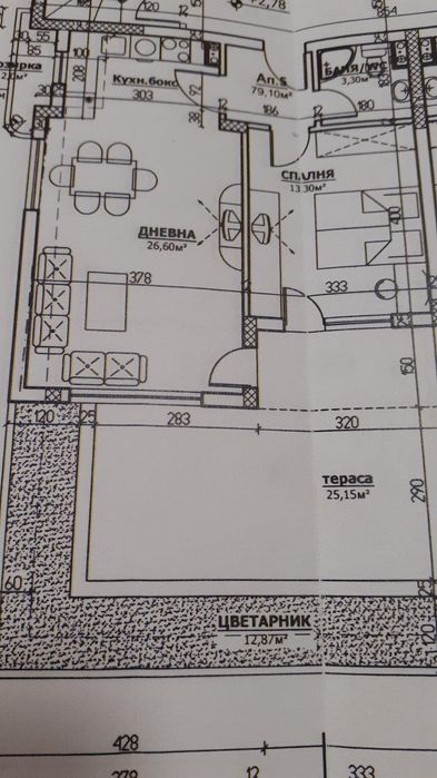 Продава се Двустаен апартамент в Бургас, Сарафово - 108 кв.м за 1250 €/кв.м - Снимка #1