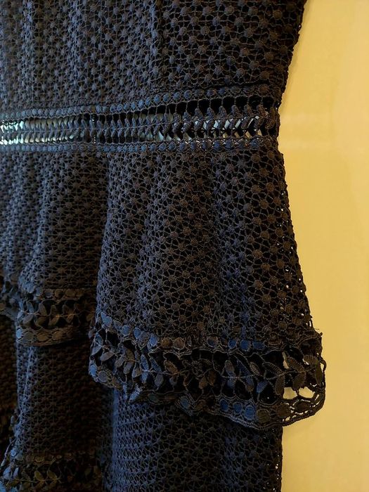 Rochie bleumarin eleganta