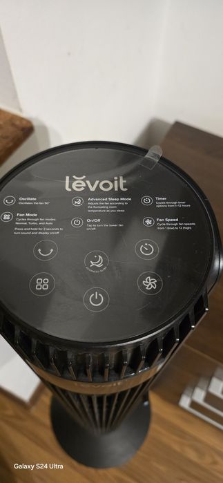 Ventilator turn Levoit, 107,6cm, 12 viteze