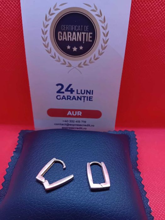 Cercei aur 14k 2.90g (B.24506 AG31 Barboi) Garantie 2 ani!