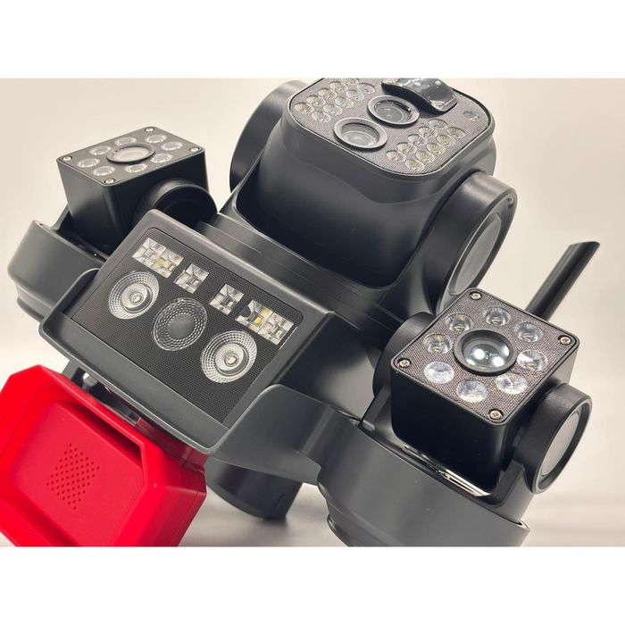 Соларна охранителна камера Sunvision 16 MP 3 обектива аларма Wi-Fi