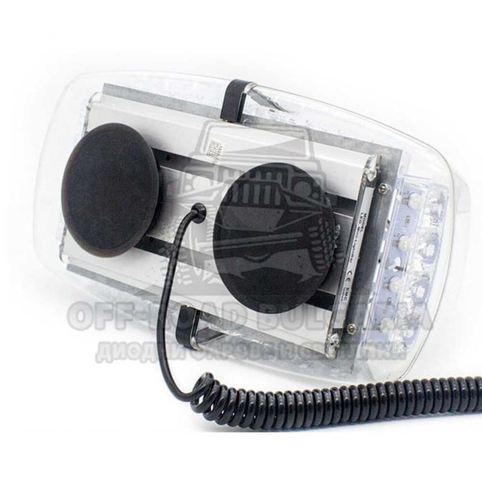12V аварийна лампа с магнит 30см 72W блиц лампа маяк за пътна помощ