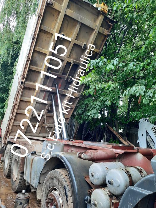 Camion 8x4, 8x6, 6×4,4×4 ,cilindru basculare frontal ,semiremorca