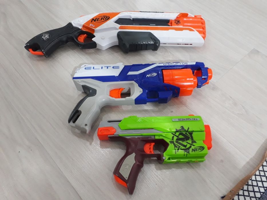 Пистолеты Нёрф 4 штуки