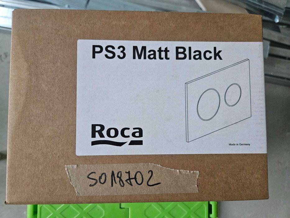 Двоен бутон Roca PS3 Matte Black