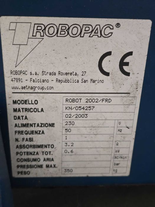 Robot Mobil Înfoliat Paleți ROBOPAC (Profesional)