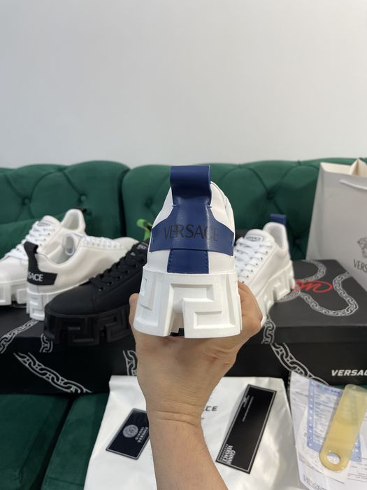 Adidasi Versace Greca piele naturala 100% Premium colectie noua