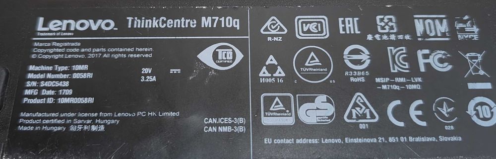 Lenovo tiny m710q m93p m900