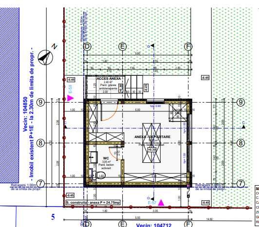 Teren 500 mp, 15m deschidere, central Cumpana