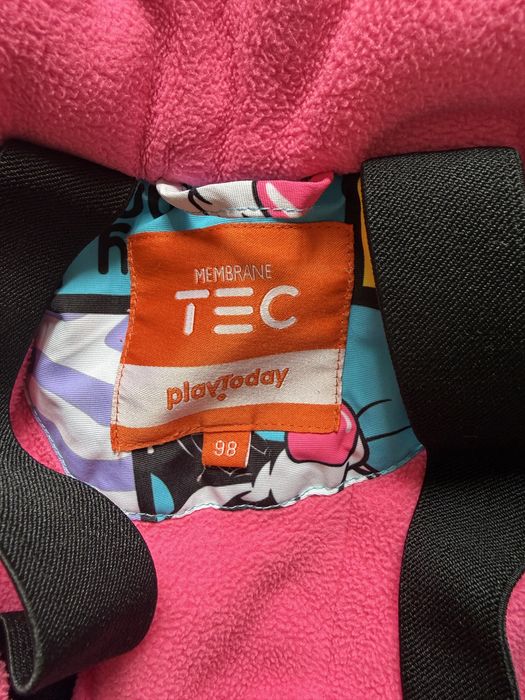 Зимний комбинезон комплект для девочки 98 см