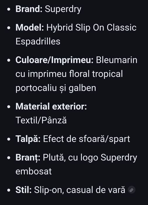 Espadrile slip-on de vara , noi