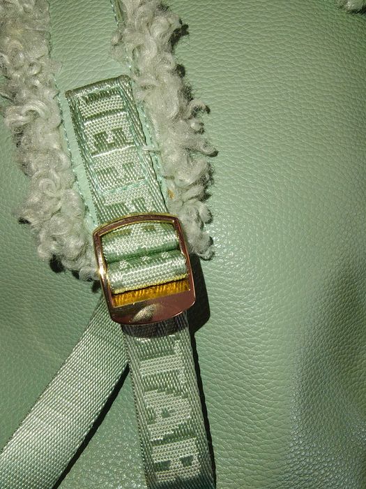 Оригинална мини раница Jeffree Star Cosmetics – Mint Sherpa / Teddy