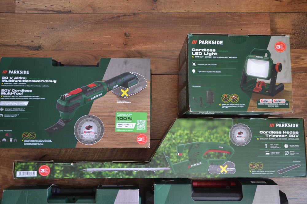 Нови Акумулаторни Инструменти Parkside 20V