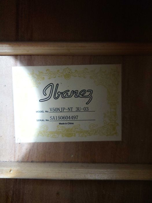 Chitara acustica Ibanez V50NJP-NT
