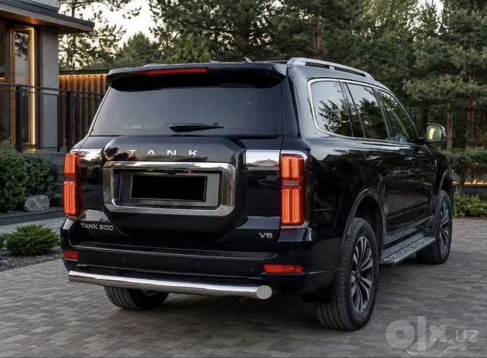 Защита бампера на Haval H5 Tank 500 infinity QX60