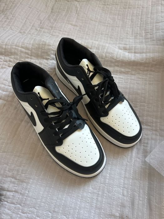 Кроссовки AJ1 Low-Top черные,новые