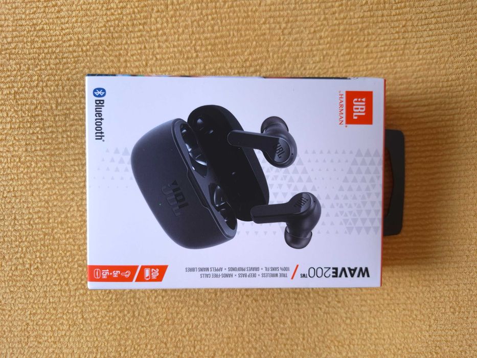 Casti in-ear JBL Wave 200TWS, Wireless, Bluetooth, Deep Bass, Touch
