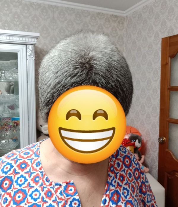 Шапка чернобурка