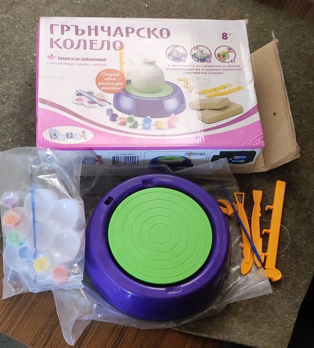 Грънчарско колело на батерии