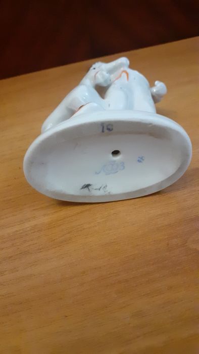 Редкая статуэтка СССР.  Мальчик с лошадкой. ЛФЗ