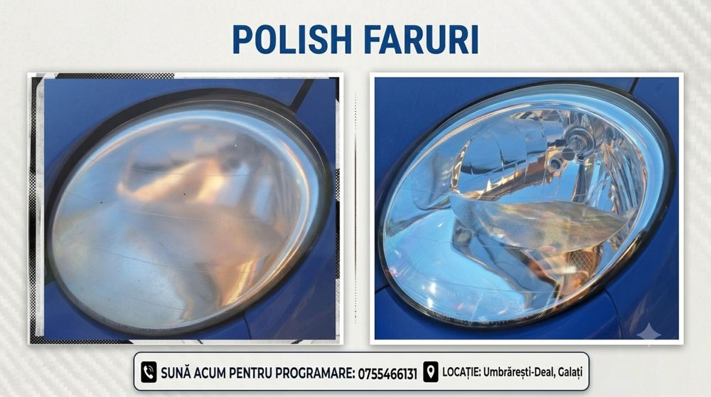 Polish Faruri cu polimer FOARTE REZISTENTE IN TIMP