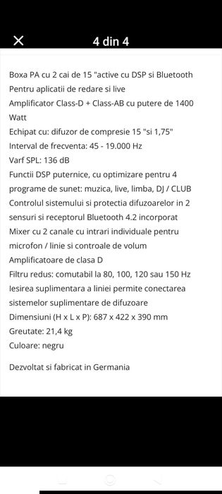 Behringer dsp 115
