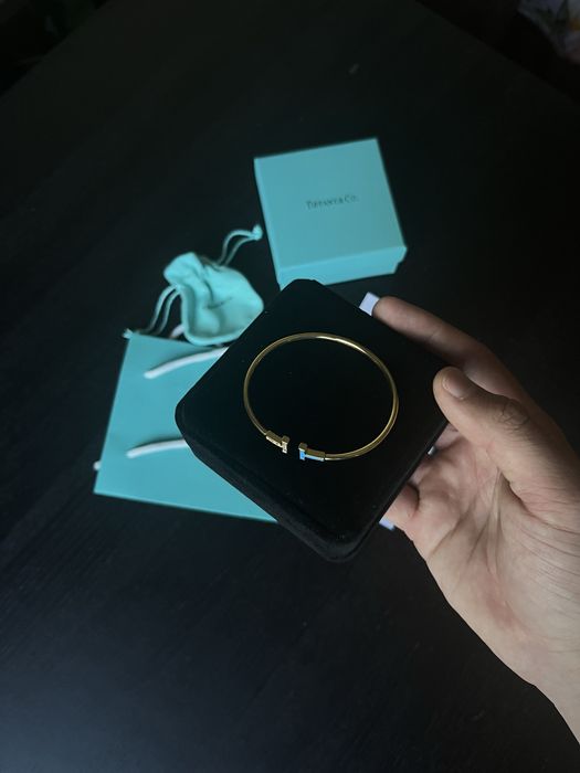 Bratara T Tiffany & Co. Gold