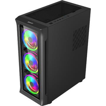 cpu+case with 4 fans and argb controller and cpu fan
