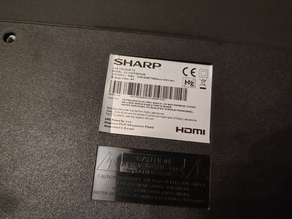 Televizor LED Sharp Smart TV, 81 cm (32”), Full HD