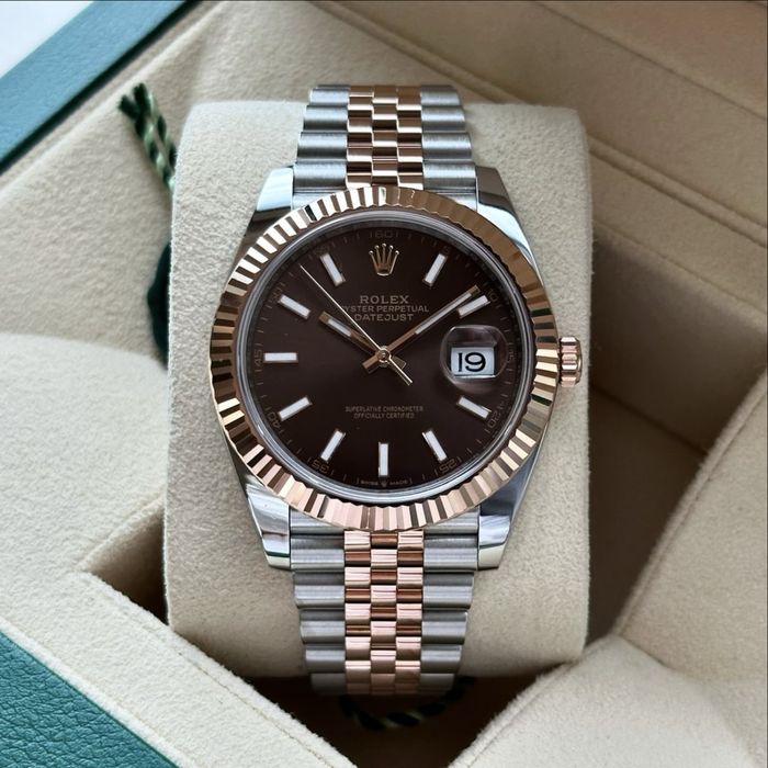 Rolex Datejust 41,mm dial chocolate