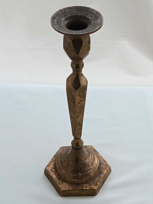 Старинен масивен немски Свещник Красива антика