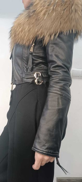 Кожаная куртка Dsquare