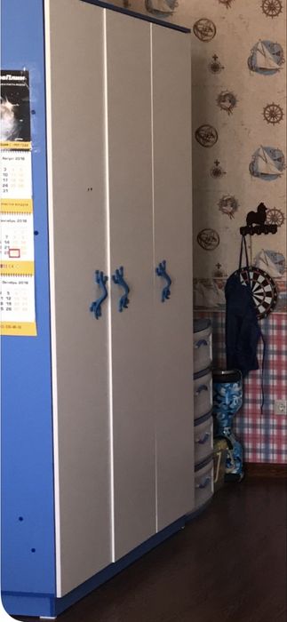 Шкаф для одежды в детскую комнату