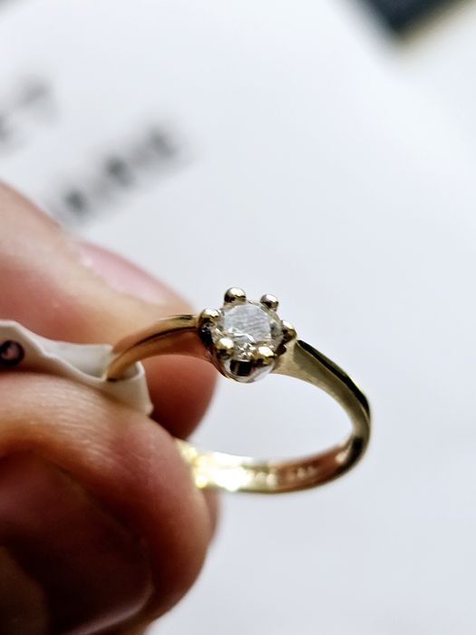 Vand inel dama din aur 14 k 2.45 g cod 660