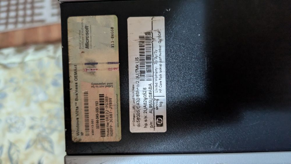 Продается системный блок Dc5800s с монитором в рабочем состоянии