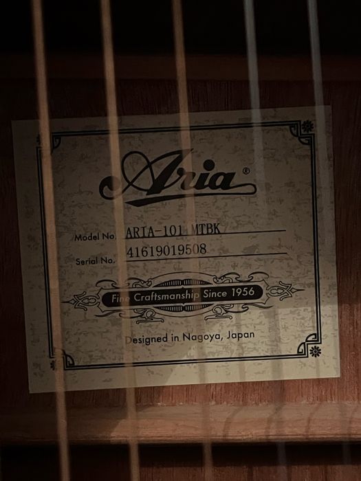 Гитара Aria чёрная