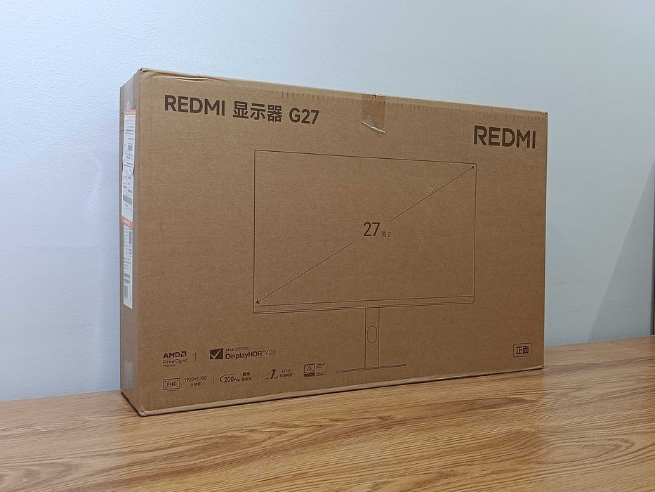 Redmi — 27″ G27 2025 Gaming, IPS, 200Hz, 1mc, FHD (1920×1080), HDMI+DP