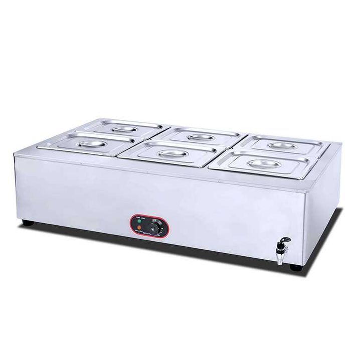 REDUCERE Aparat bain marie profesional 6 cuve gn1/2 -TRANSPORT GRATUIT