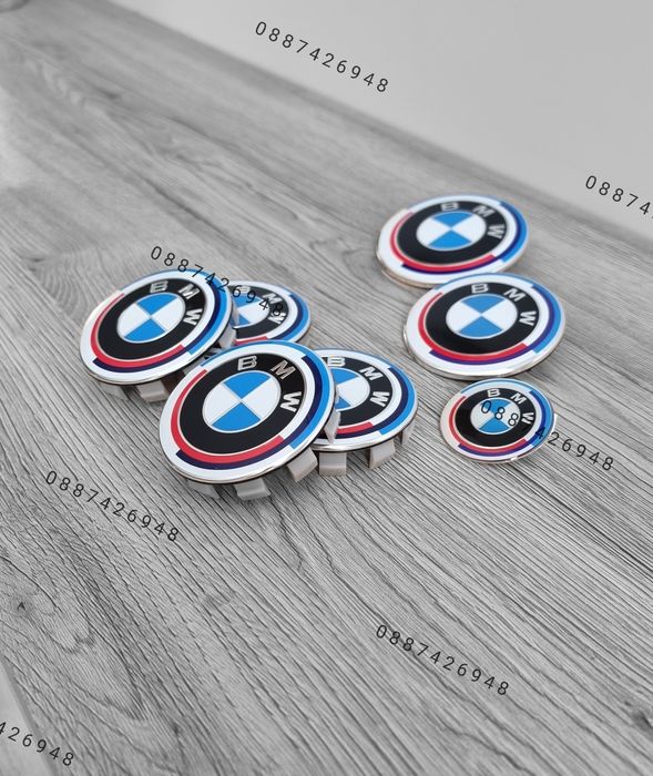 Бмв капачки за джанти емблеми волани бъбреци  Bmw E60 E46 E90 F10 F30